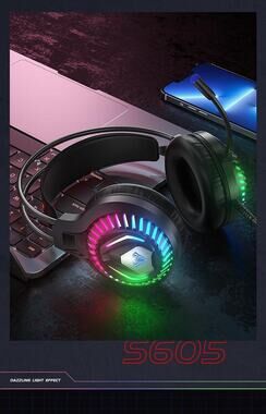 AULA S605 WIRED GAMING HEADSET – 7.1 CHANNEL – RGB – NOISE CANCELING